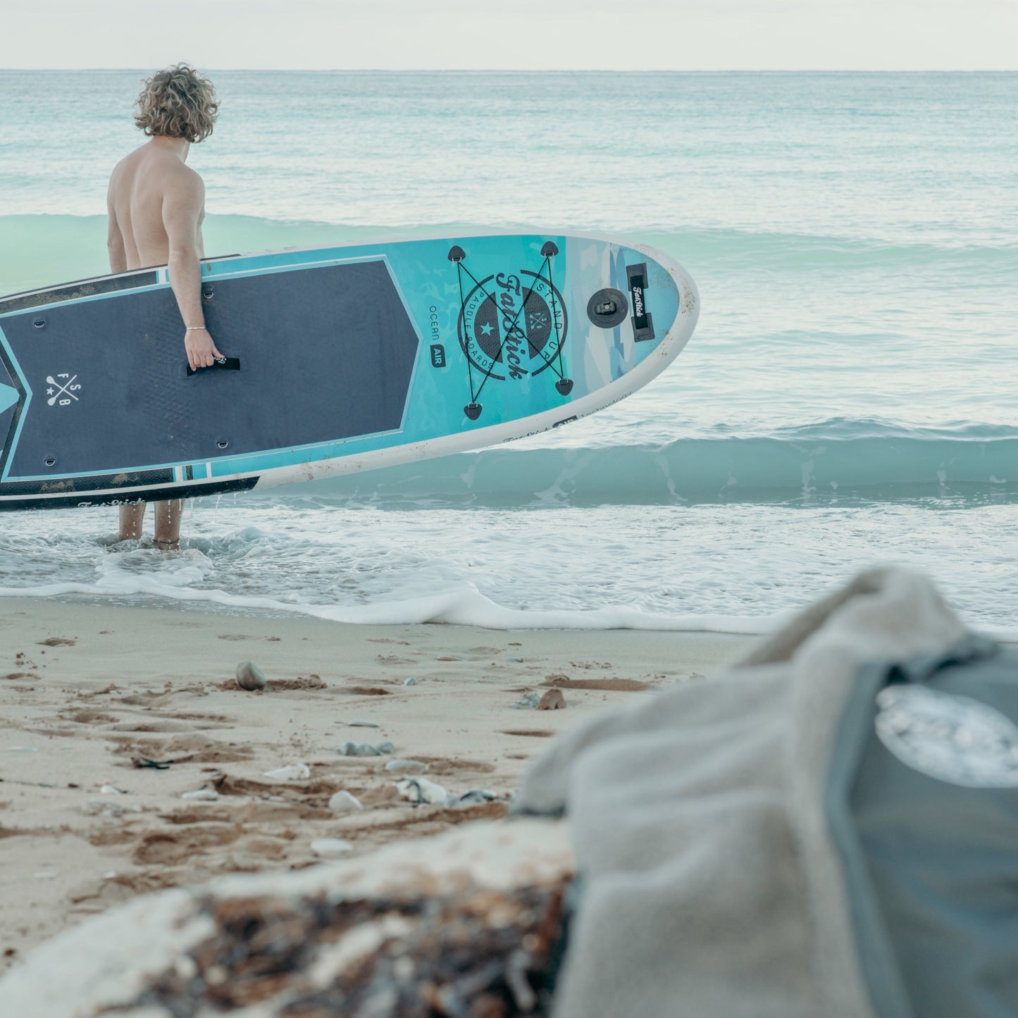 Pure Art 10'6 Inflatable Stand Up Paddle Board SUP Package | With SEAT SUPs FatStick Boards