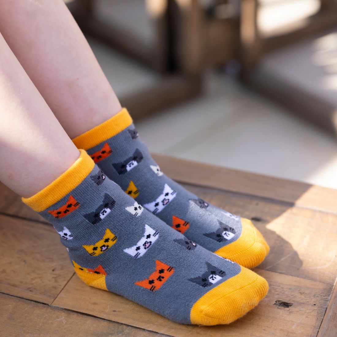 Children's Cat Bamboo Socks Socks Swole Panda