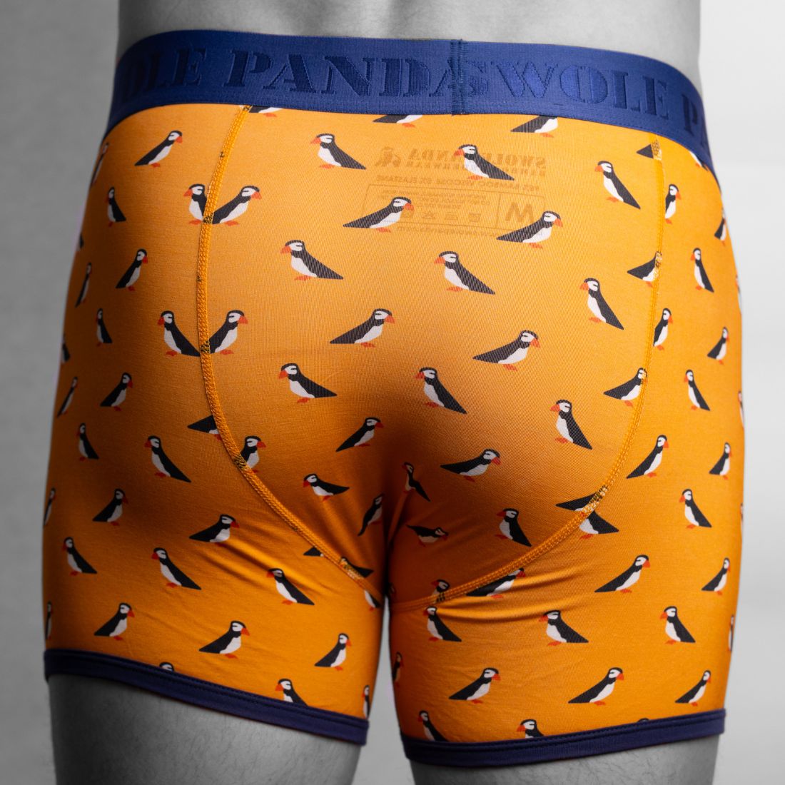 Bamboo Boxers - Puffins Underwear Swole Panda