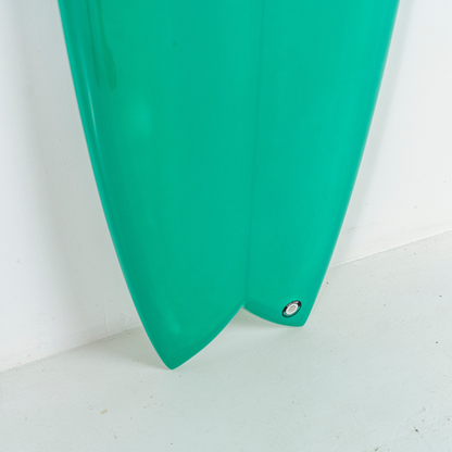 5' 11" Heritage Twin Keel Fish in Gloss Tint Surfboard Circle One Surf