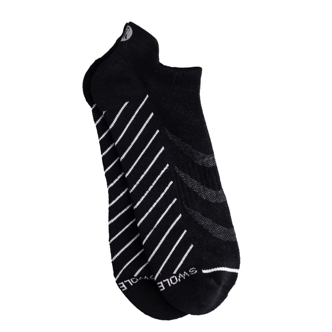Black Performance Trainer Socks Socks Swole Panda UK 4-7 (US 5-7.5 / EU 37-40)