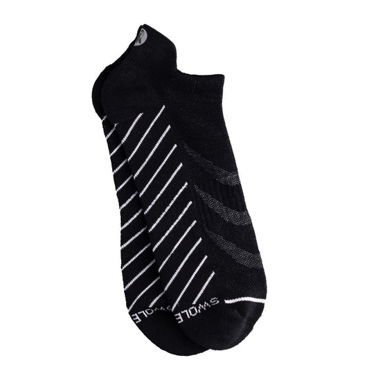 Black Performance Trainer Socks Socks Swole Panda UK 4-7 (US 5-7.5 / EU 37-40)