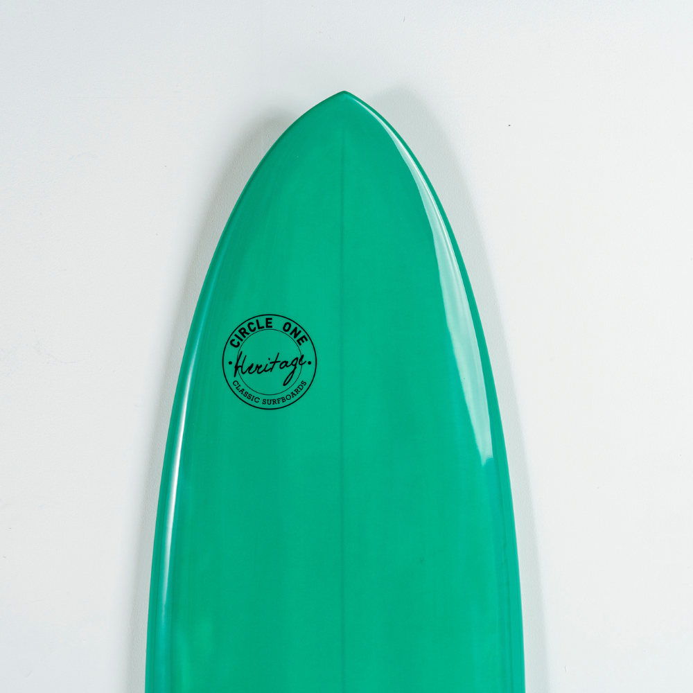 5' 11" Heritage Twin Keel Fish in Gloss Tint Surfboard Circle One Surf
