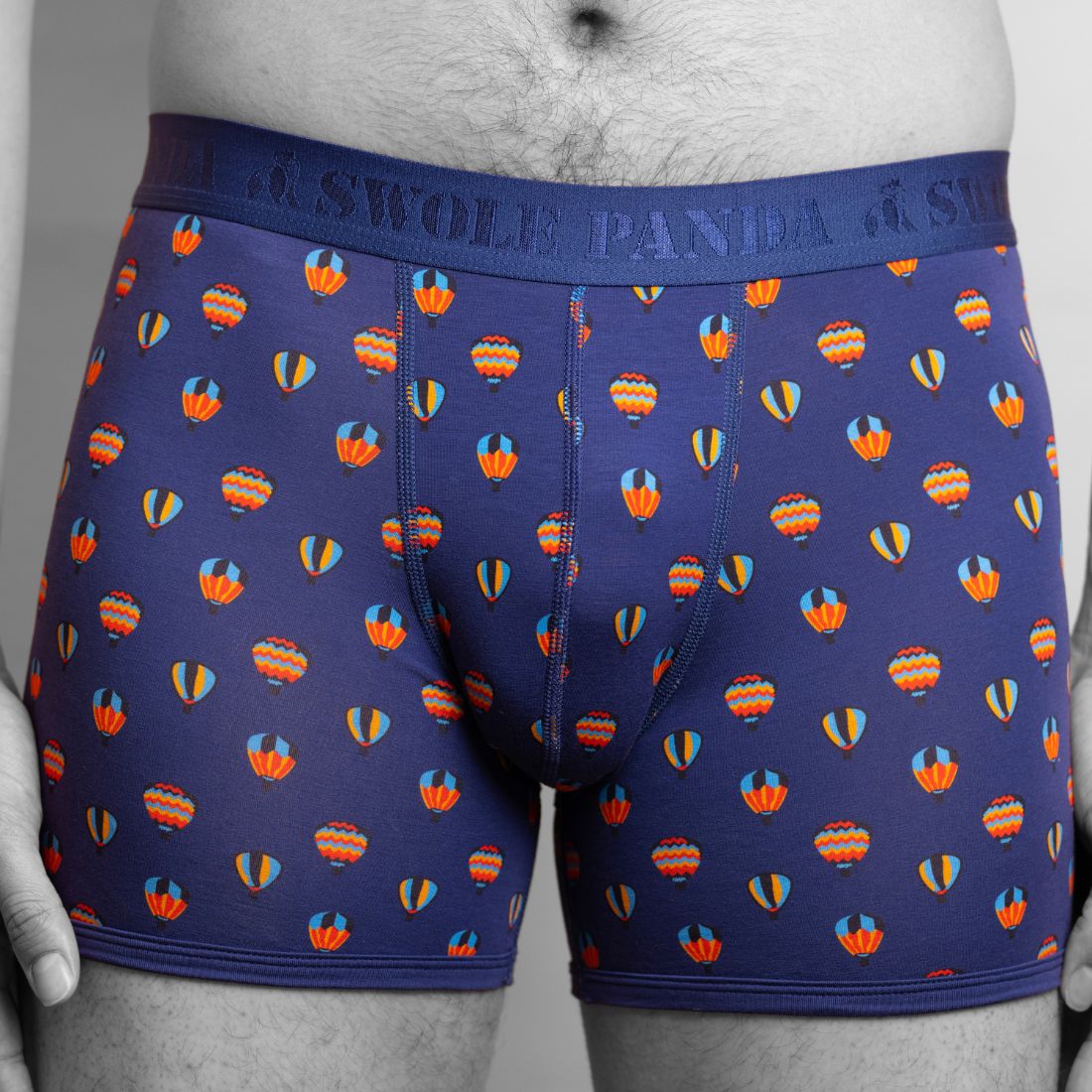 Bamboo Boxers - Hot Air Balloons Underwear Swole Panda