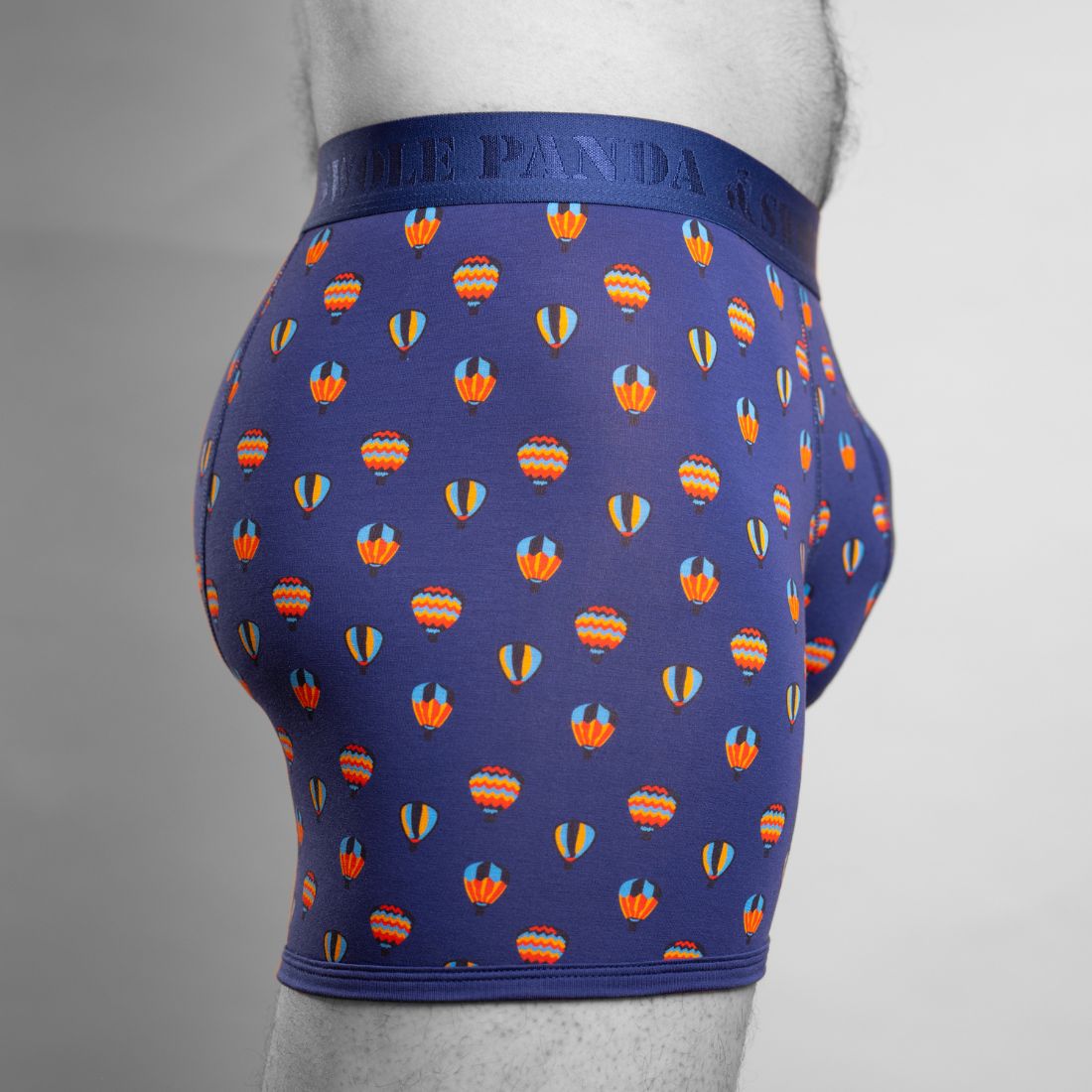 Bamboo Boxers - Hot Air Balloons Underwear Swole Panda