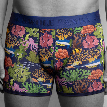 Bamboo Boxers - Marine Underwear Swole Panda