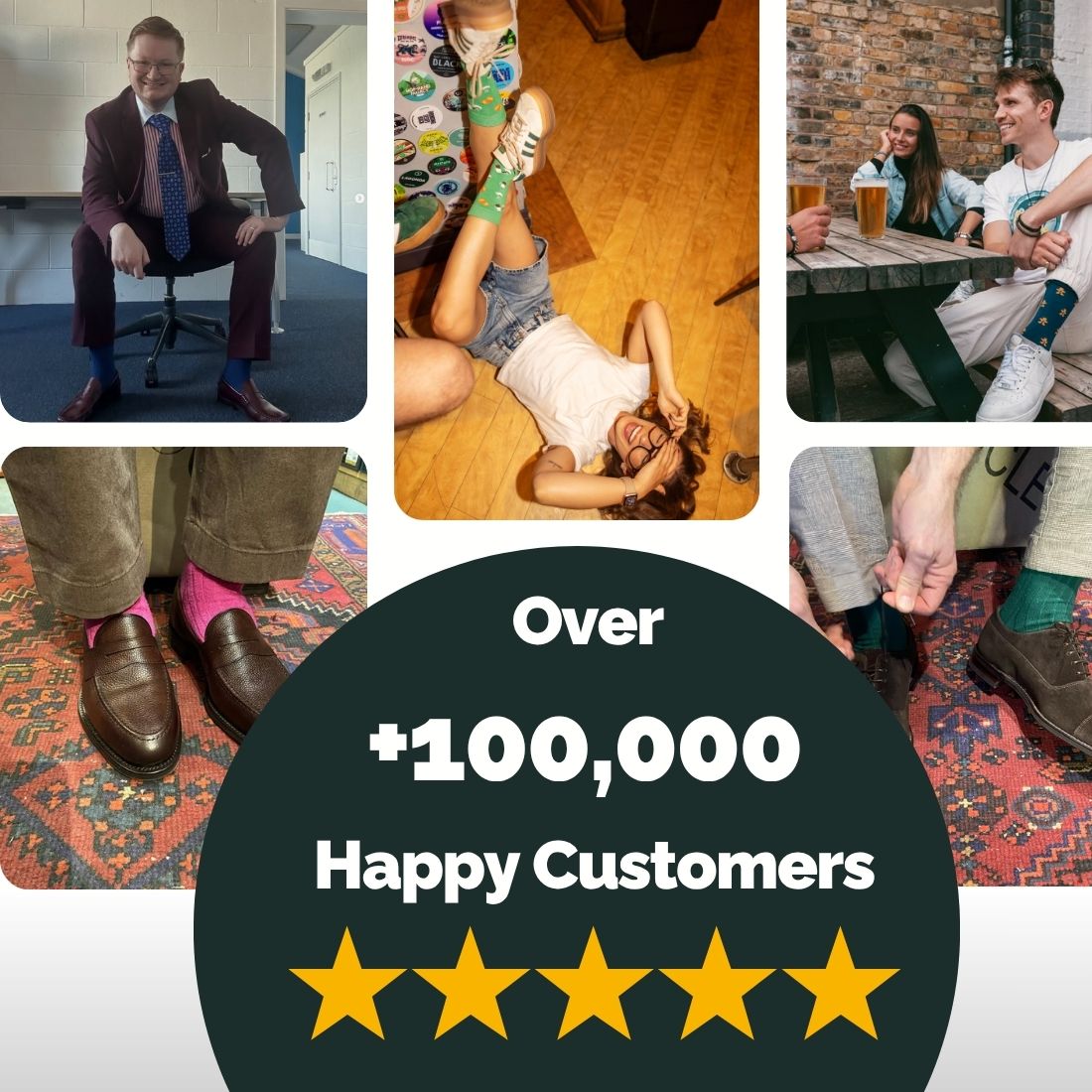 Build Your Own Bamboo Sock Gift Box – 6 Pairs Sock Gift Box Swole Panda