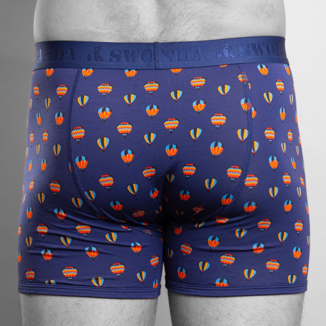 Bamboo Boxers - Hot Air Balloons Underwear Swole Panda