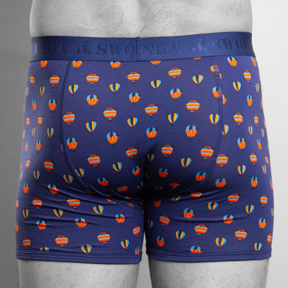 Bamboo Boxers - Hot Air Balloons Underwear Swole Panda