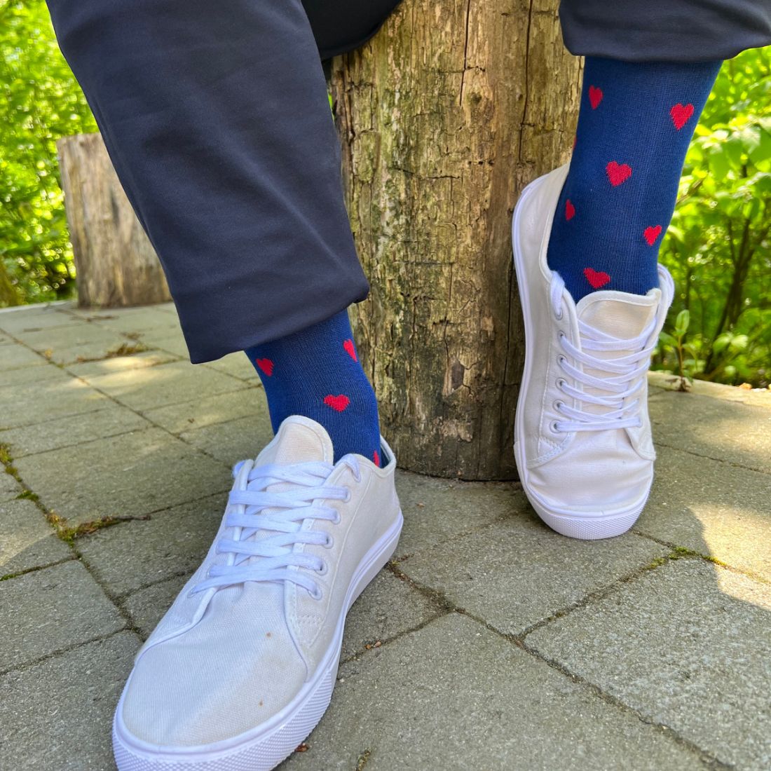 Heart Bamboo Socks Socks Swole Panda