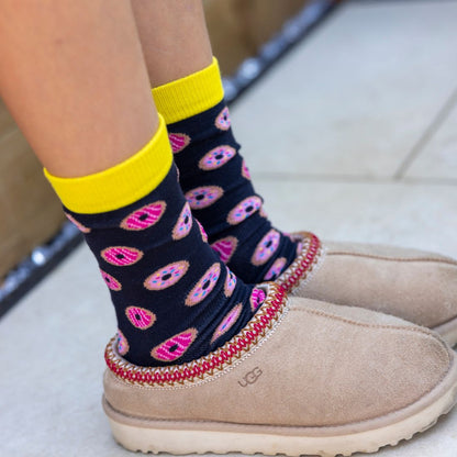 Doughnut Bamboo Socks Socks Swole Panda