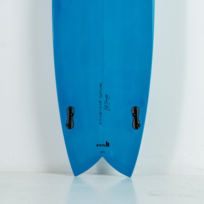 5' 11" Heritage Twin Keel Fish in Gloss Tint Surfboard Circle One Surf