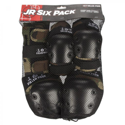 187 Killer Pads Junior Six Pack Combo Pad Set Camo
