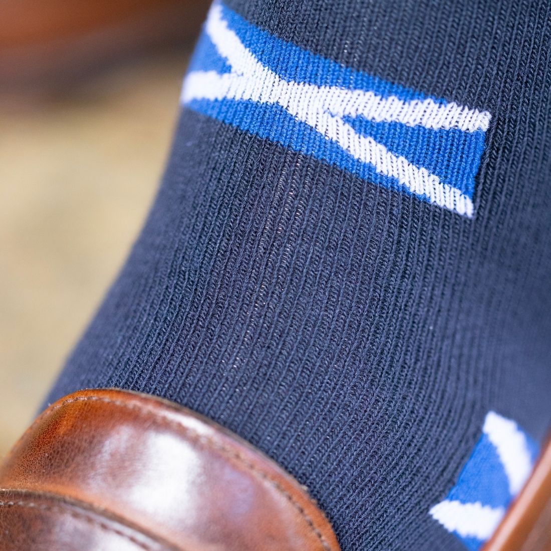 Scottish Flag Bamboo Socks Socks Swole Panda