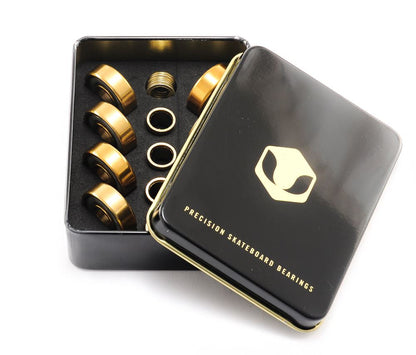 Venom Precision Gold Skateboard Bearings - Skate Rated Bearings Venom Skateboards