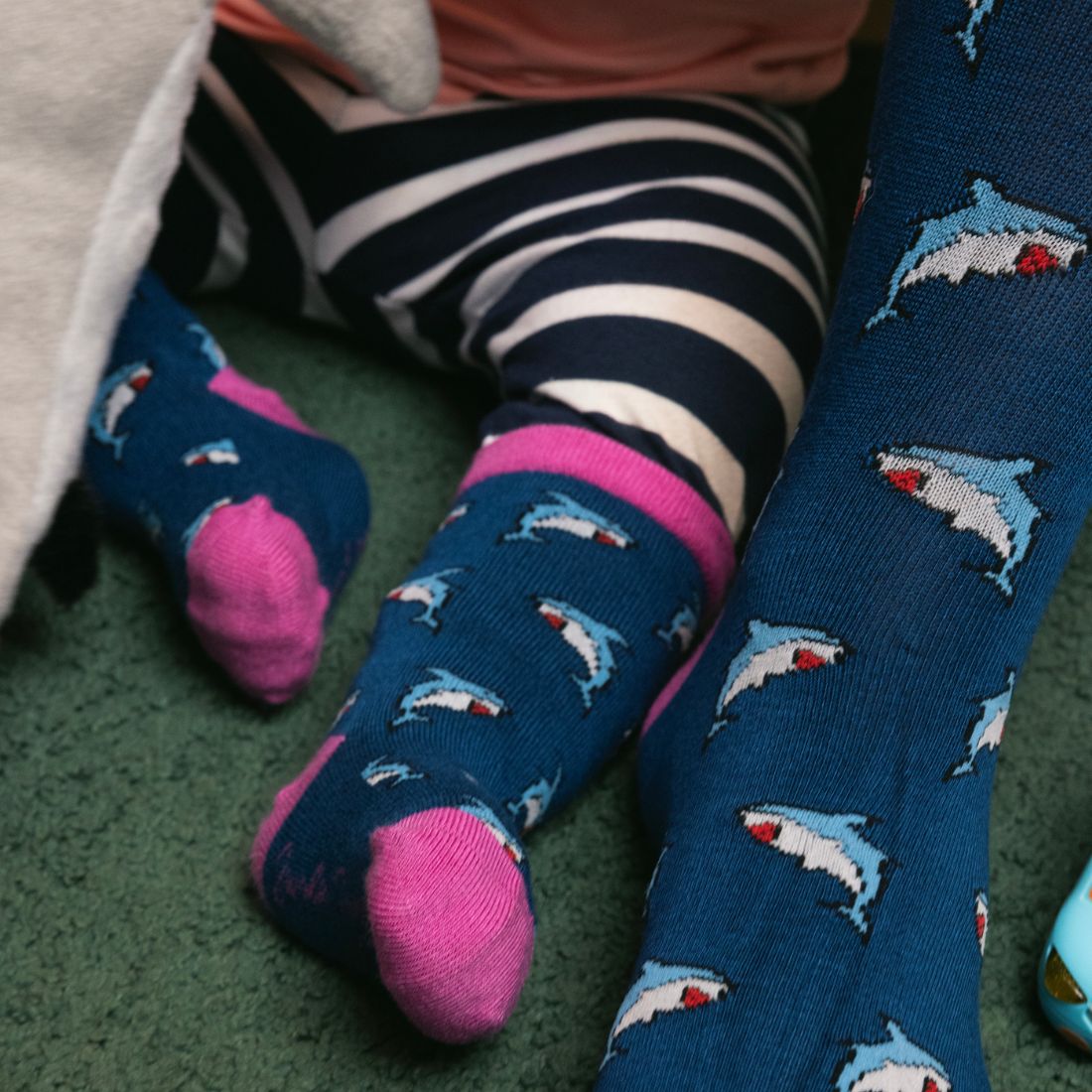 Children's Shark Bamboo Socks Socks Swole Panda