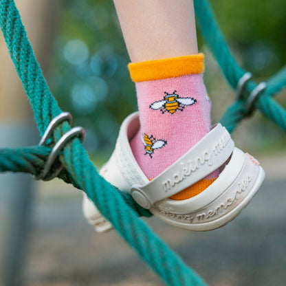 Bumblebee Matching Bamboo Socks (Adult & Child) Socks Swole Panda