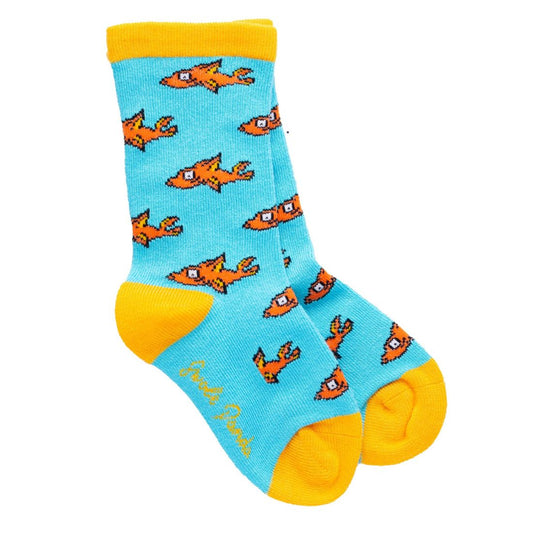 Children's Guppy Fish Bamboo Socks Socks Swole Panda 2-3 YEARS
