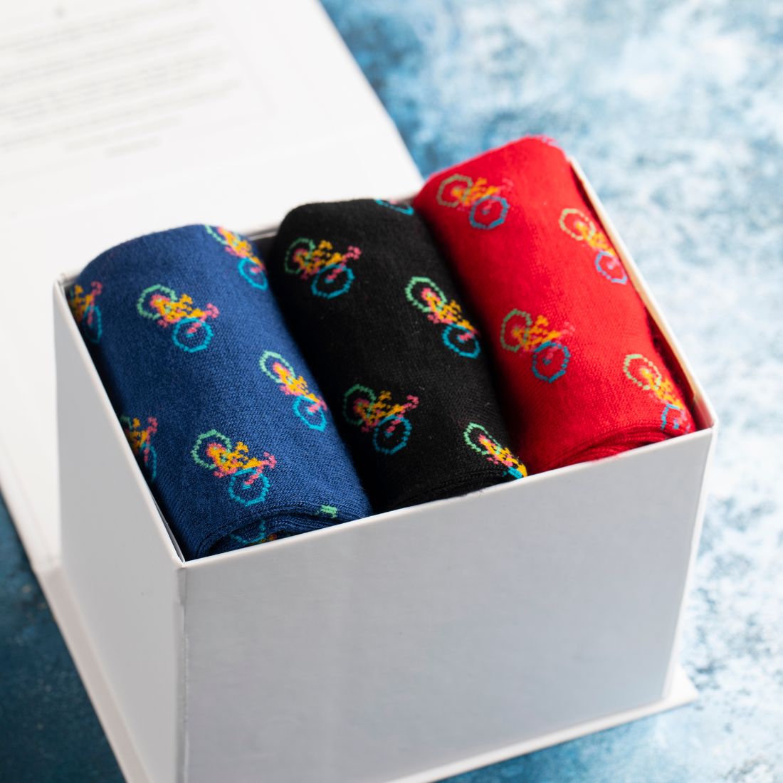 Build Your Own Bamboo Sock Gift Box – 3 Pairs Sock Gift Box Swole Panda