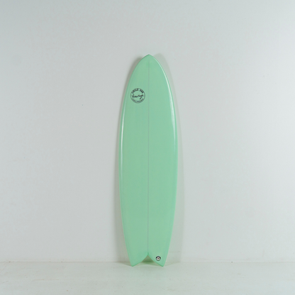 5' 11" Heritage Twin Keel Fish in Gloss Tint Surfboard Circle One Surf