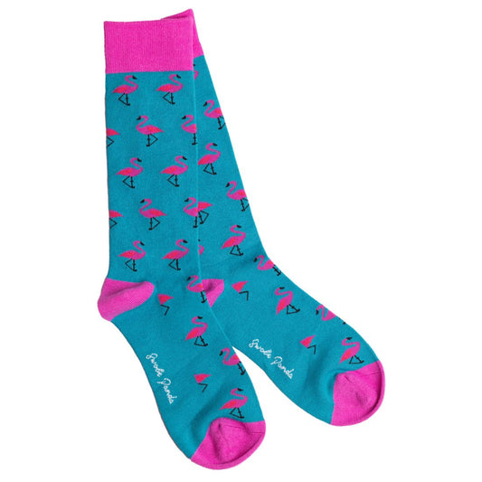 Flamingo Bamboo Socks Socks Swole Panda UK 4-7 (US 5-7.5 / EU 37-40)