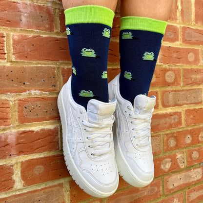 Frog Bamboo Socks Socks Swole Panda