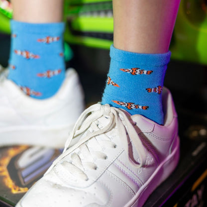 Clown Fish Matching Bamboo Socks (Adult & Child) Socks Swole Panda