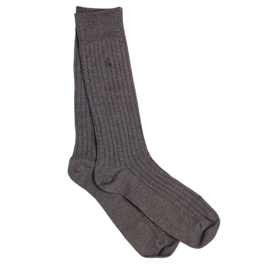 Marl Grey Bamboo Socks Socks Swole Panda