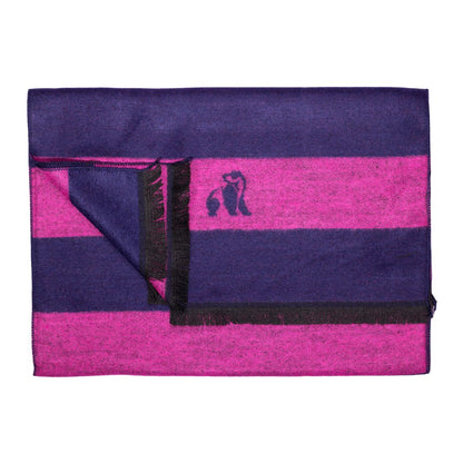 Rich Pink Stripe Bamboo Scarf Scarves Swole Panda