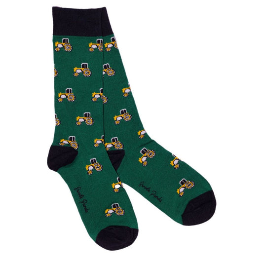 Tractor Bamboo Socks (Comfort Cuff) Socks Swole Panda