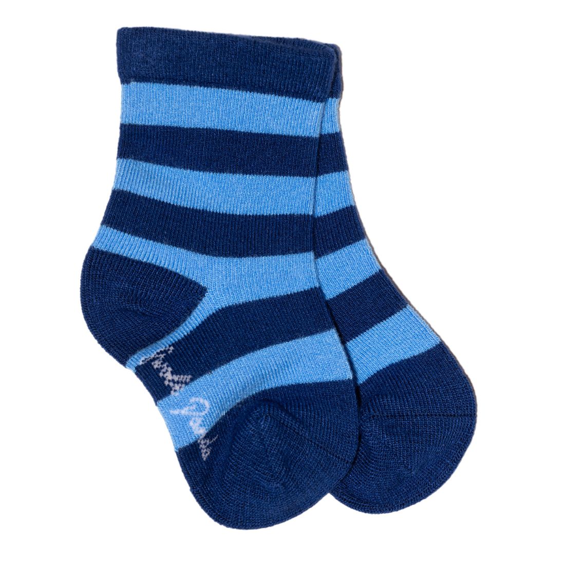 Children's Blue Stripe Bamboo Socks Socks Swole Panda