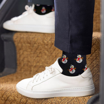 Snowman Bamboo Socks Socks Swole Panda