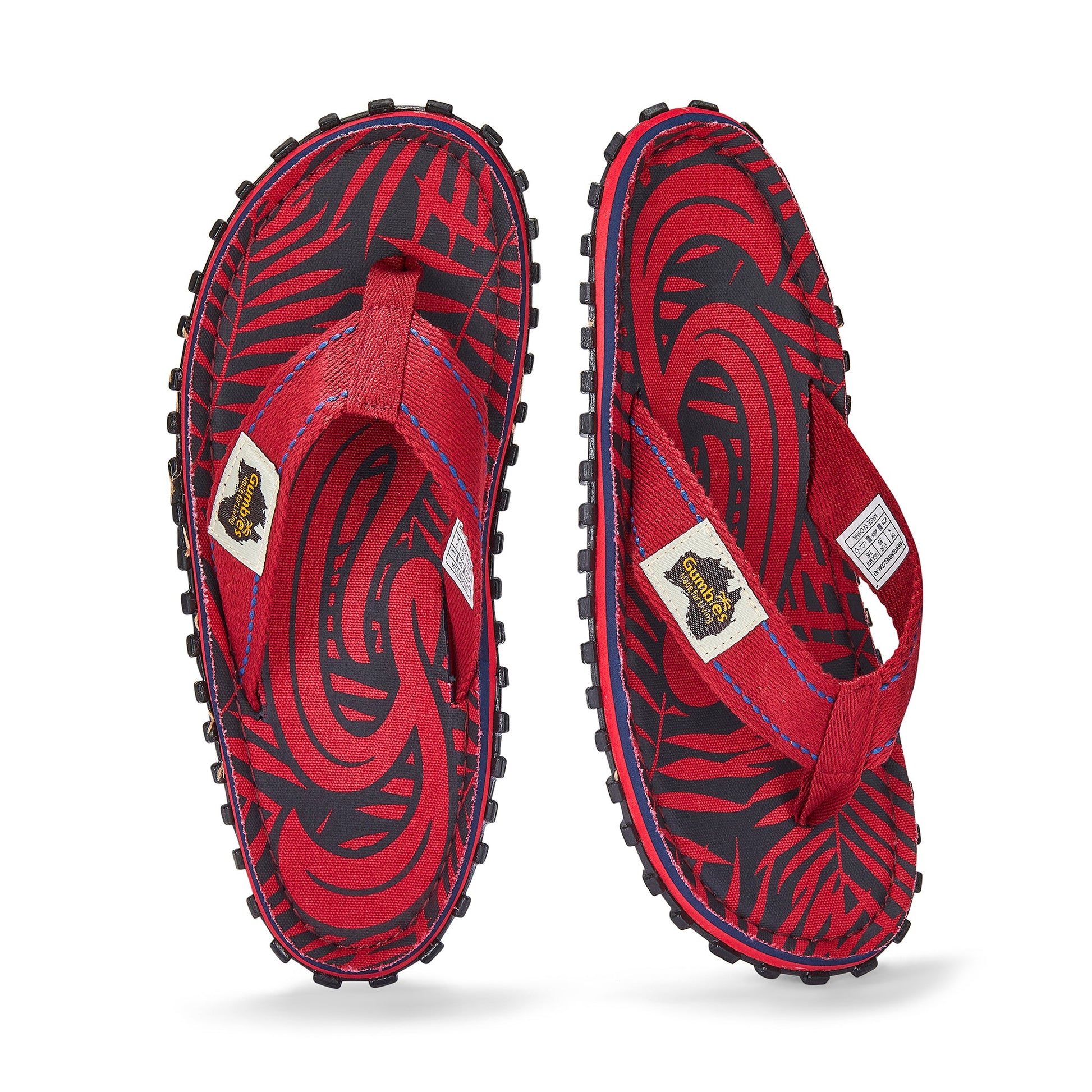 Islander Flip-Flops - Men's - Red G Islander Flip-Flops Gumbies