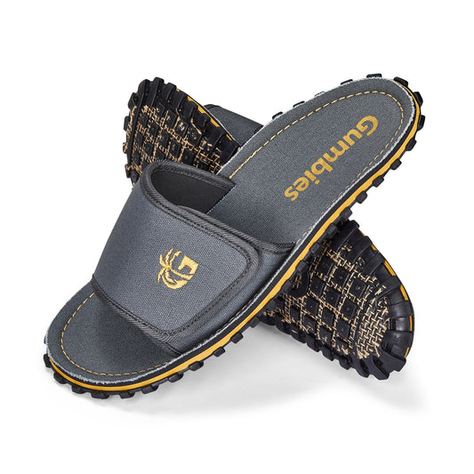 Strider Sliders - Men's - Grey Strider Slides Sandals Gumbies