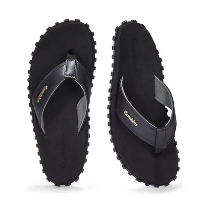 Vegovert Flip-Flops - Women's - Black Vegovert Flip-Flops Gumbies