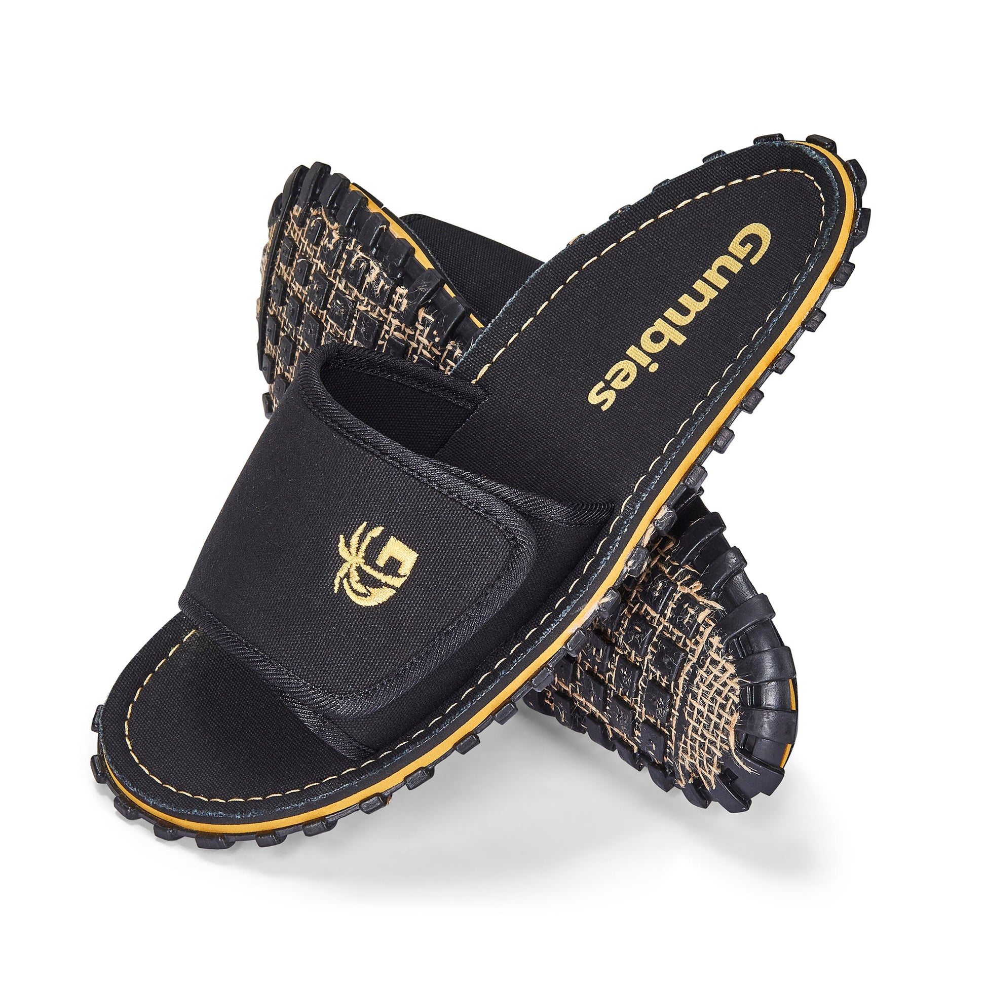 Strider Sliders - Men's - Black Strider Slides Sandals Gumbies