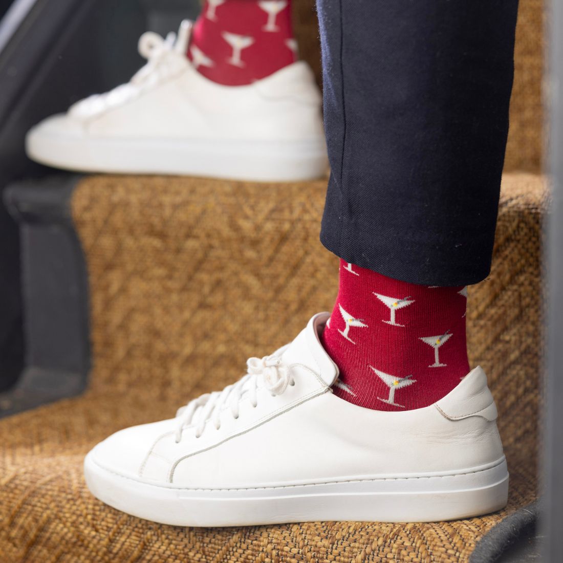 Martini Bamboo Socks Socks Swole Panda
