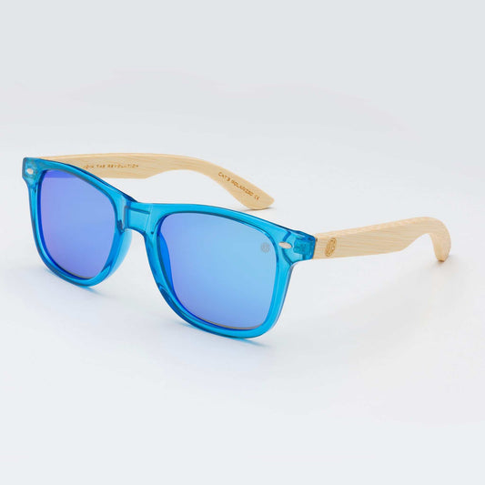 Kuta Beach-Colour Party Eco Friendly Sunglasses Union Of Surf Kanifushi Island Dreams-Blue Mirror