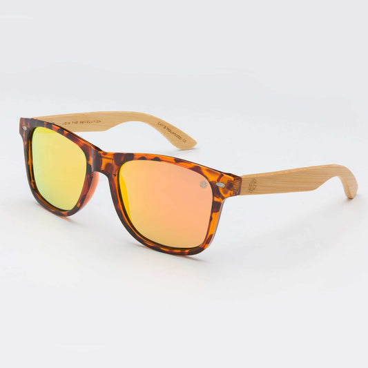 Kuta Beach-Colour Party Eco Friendly Sunglasses Union Of Surf Tortoise Shell-Orange Mirror