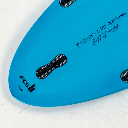 7' Heritage Round Tail Retro Egg Surfboard in Gloss Tint Mid Length Mini Mal Circle One Surf