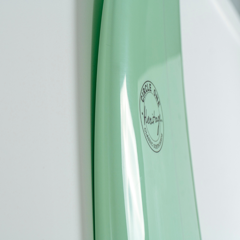 7' Heritage Round Tail Retro Egg Surfboard in Gloss Tint Mid Length Mini Mal Circle One Surf Duck Egg