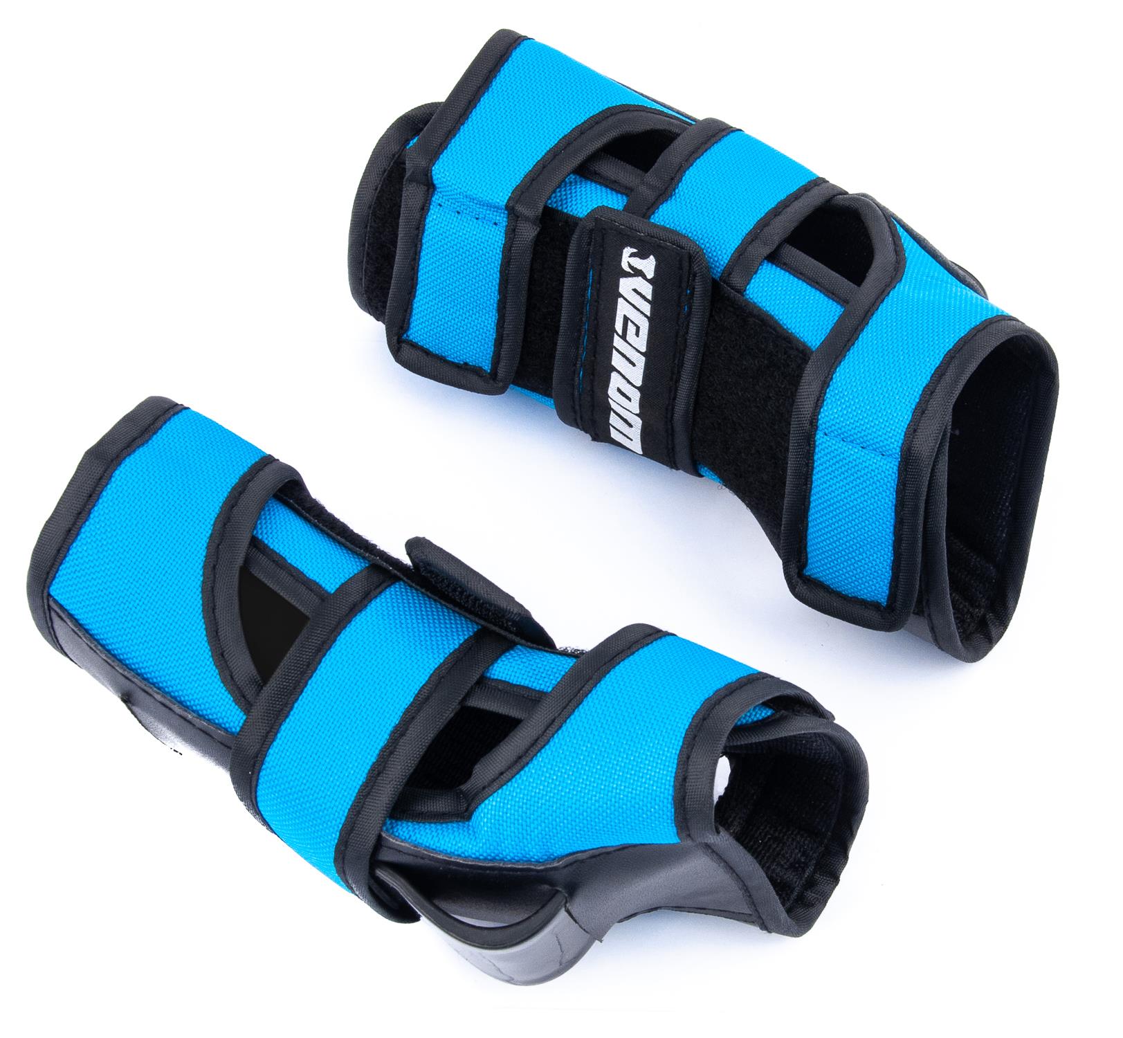 Venom Triple Knee/Elbow/Wrist Pad Set - Blue Black Pads Venom Skateboards