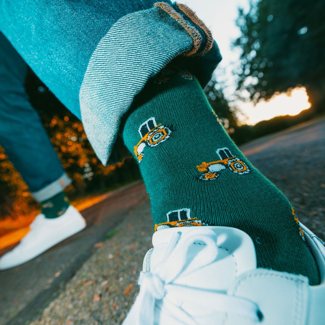 Tractor Bamboo Socks Socks Swole Panda