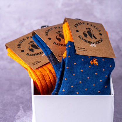 Build Your Own Bamboo Sock Gift Box – 3 Pairs Sock Gift Box Swole Panda