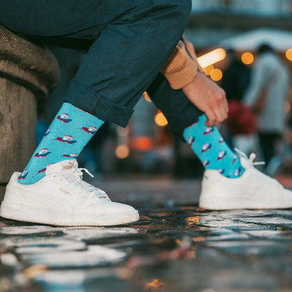 Motor Boat Bamboo Socks Socks Swole Panda