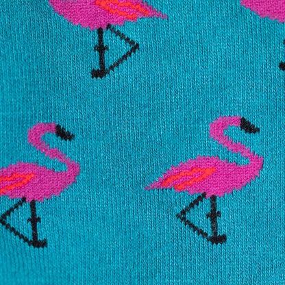 Elephant & Flamingo Bamboo Sock Bundle - Four Pairs Sock Gift Box Swole Panda