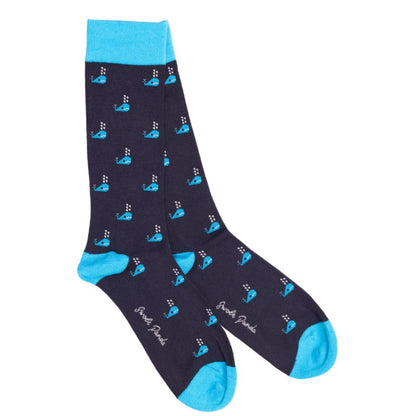 Whale Bamboo Socks Socks Swole Panda UK 4-7 (US 5-7.5 / EU 37-40)