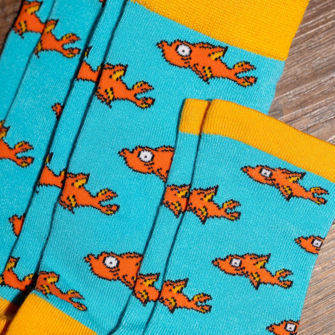 Children's Guppy Fish Bamboo Socks Socks Swole Panda