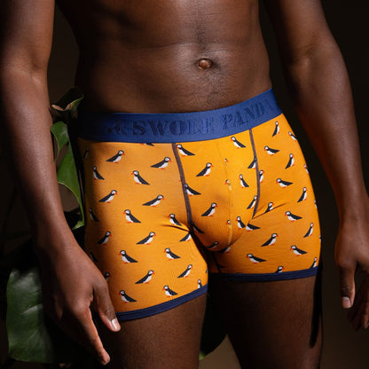 Bamboo Boxers - Puffins Underwear Swole Panda