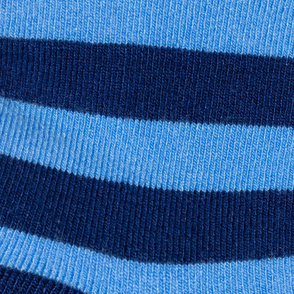 Children's Blue Stripe Bamboo Socks Socks Swole Panda